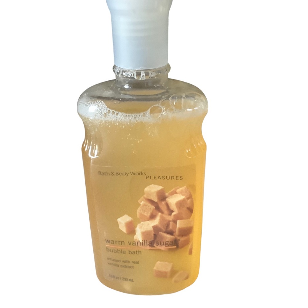 Bath and body works pleasures warm vanilla sugar bubble bath 10 oz discontinued